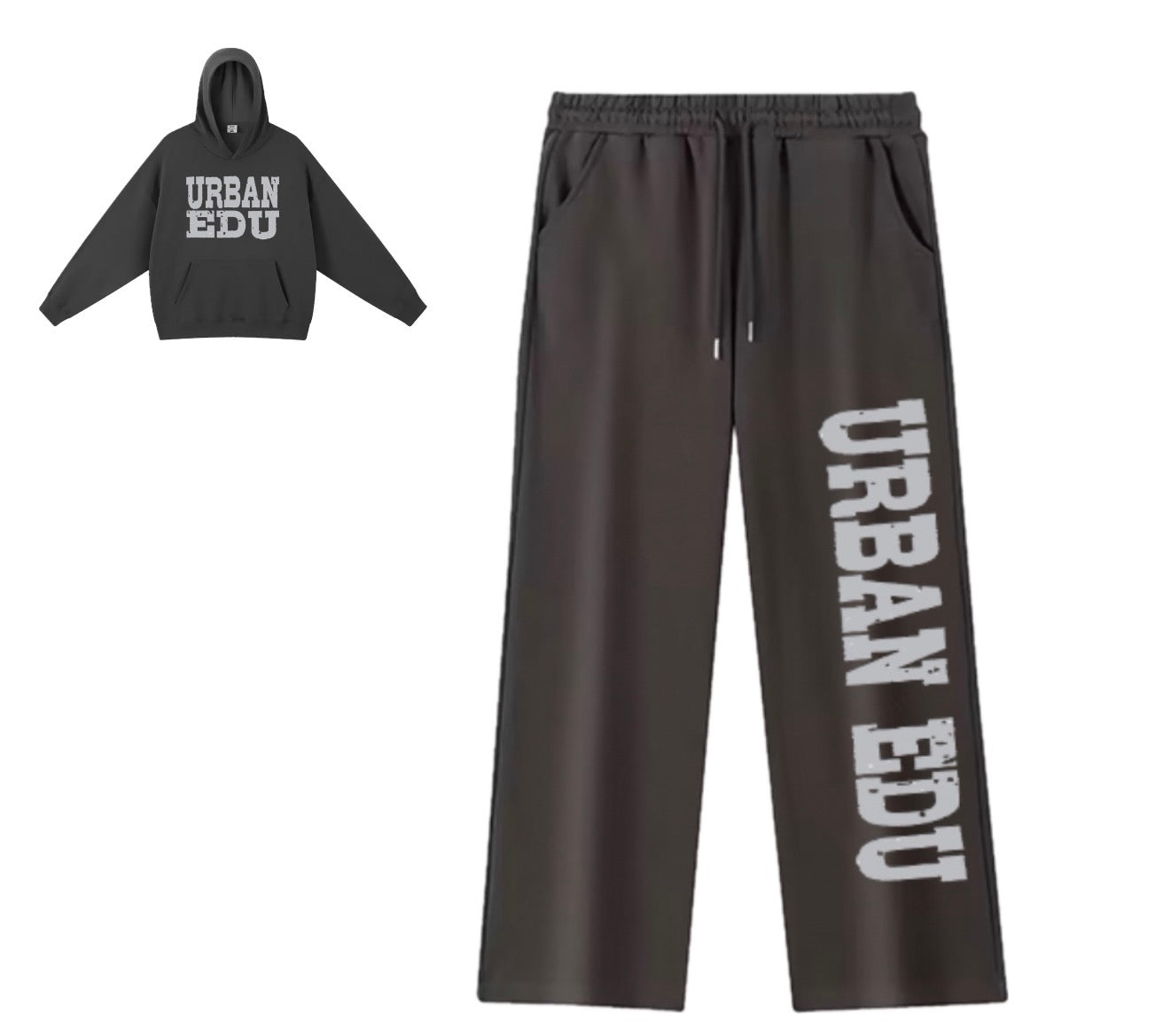 UE Gray Flare Leg Sweat Suite